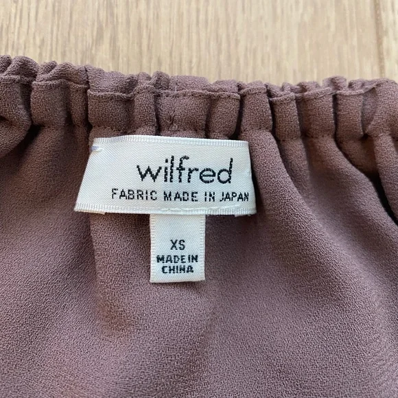 Wilfred Mauve Promener Blouse, Size XS - Picture 4 of 5